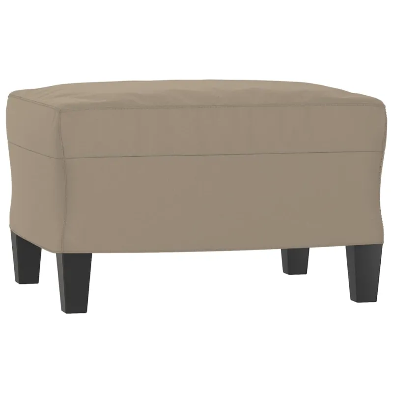 Trivietė sofa su pakoja, taupe, 180cm, mikropluošto audinys