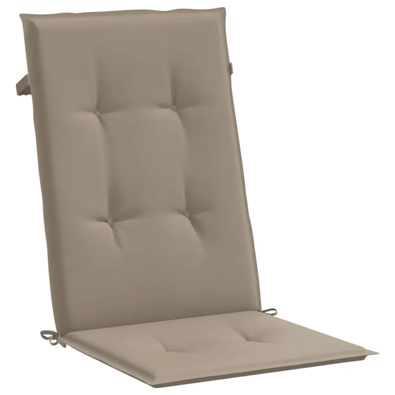 Sodo kėdės pagalvėlės, 6vnt., taupe, 120x50x3cm, audinys