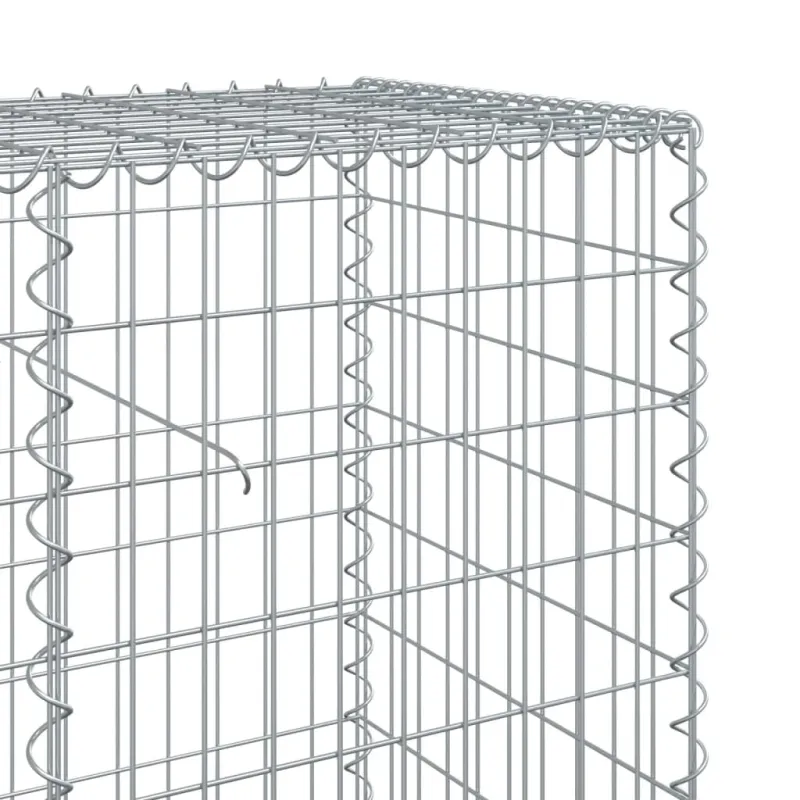 Gabiono krepšys su dangčiu, 1200x50x100cm, galvanizuota geležis