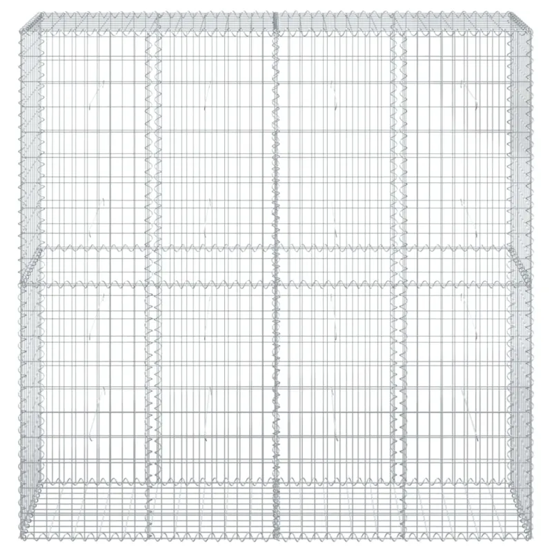 Gabiono krepšys su dangčiu, 200x50x200cm, galvanizuota geležis