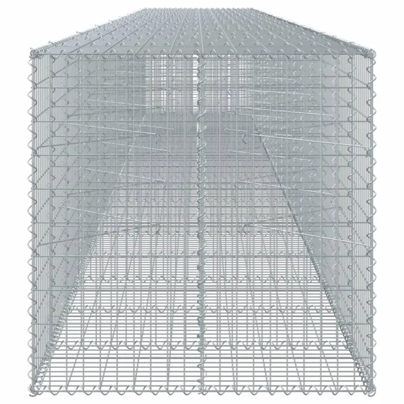 Gabiono krepšys su dangčiu, 950x100x100cm, galvanizuota geležis
