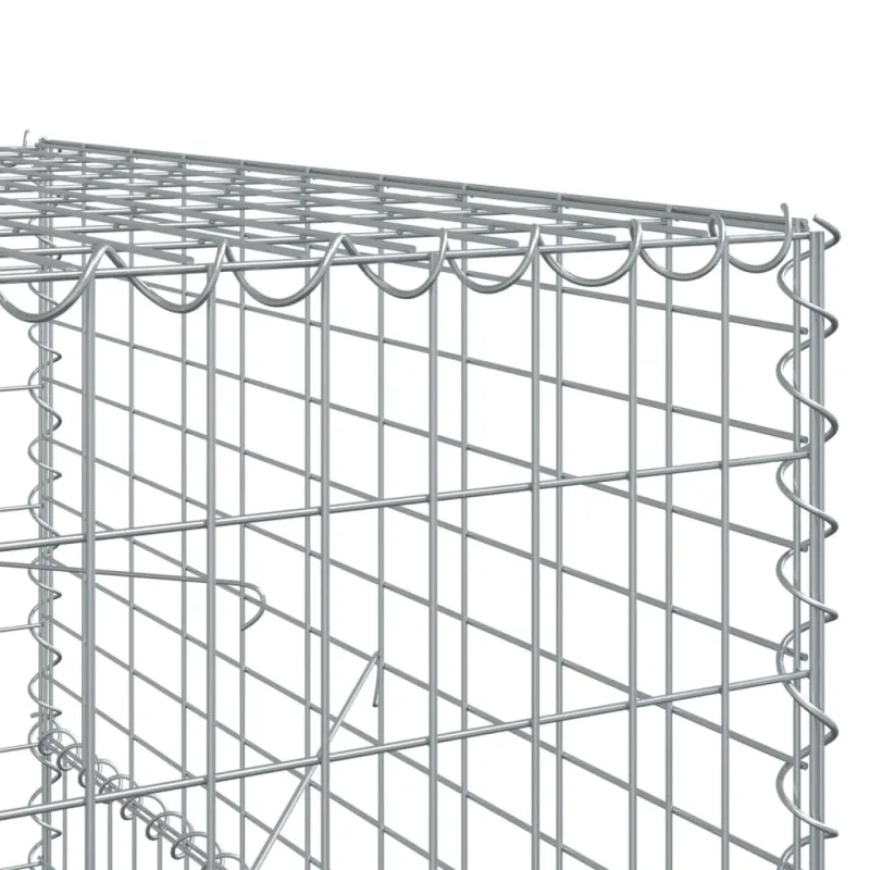 Gabiono krepšys su dangčiu, 300x100x150cm, galvanizuota geležis