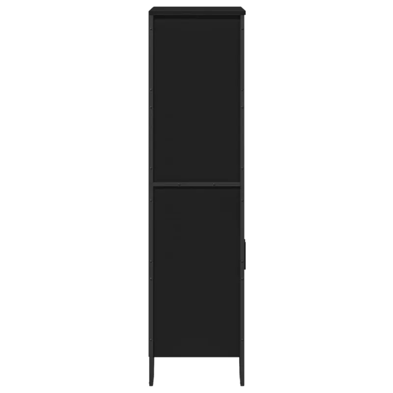 Komoda, juodos spalvos, 79,5x35,5x137,5cm, apdirbta mediena