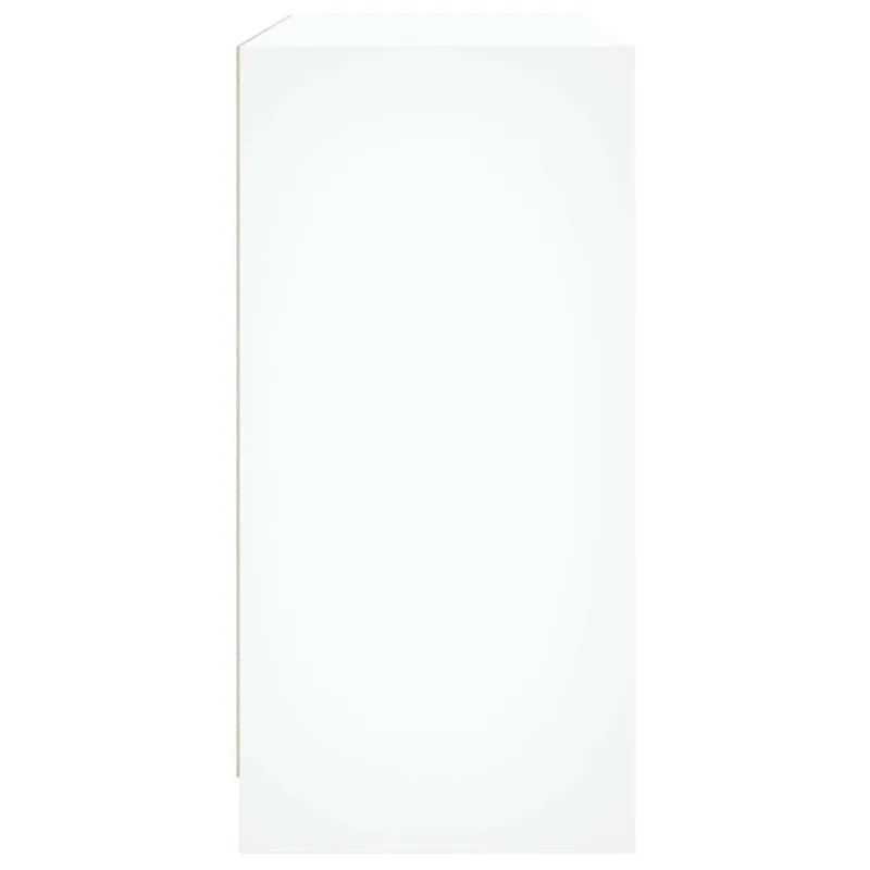 Šoninė spintelė, balta, 102x37x75,5 cm, apdirbta mediena