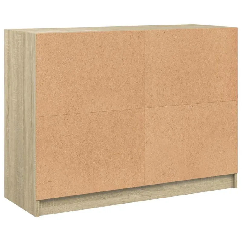 Šoninė spintelė, sonoma ąžuolo, 102x37x75,5cm, apdirbta mediena