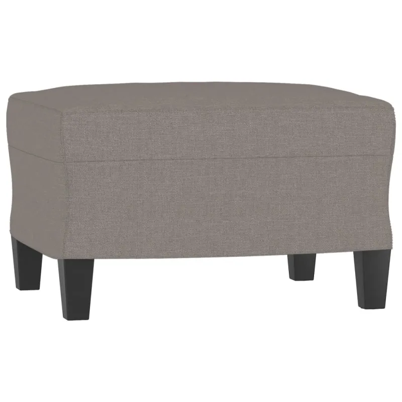 Sofos komplektas su pagalvėmis, 3 dalių, taupe, audinys