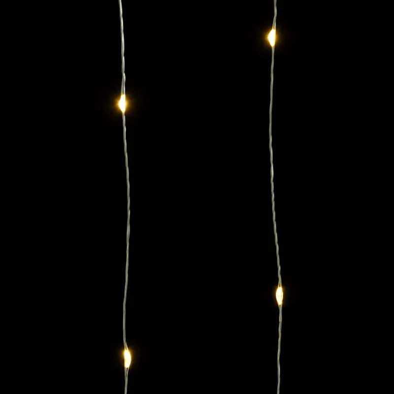 LED lempučių girlianda, šiltos baltos spalvos, 15m