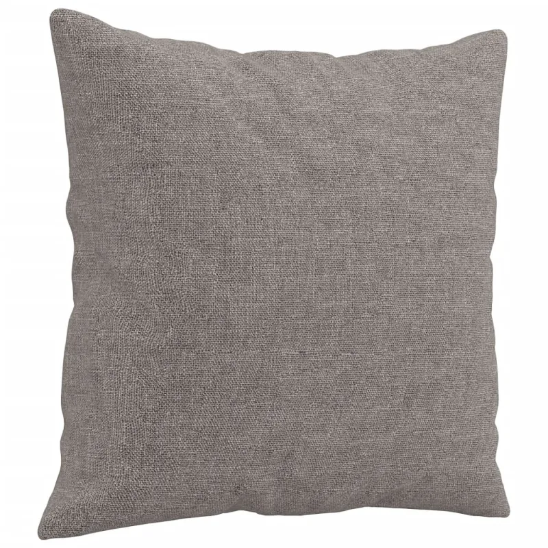 Sofos komplektas su pagalvėmis, 4 dalių, taupe, audinys