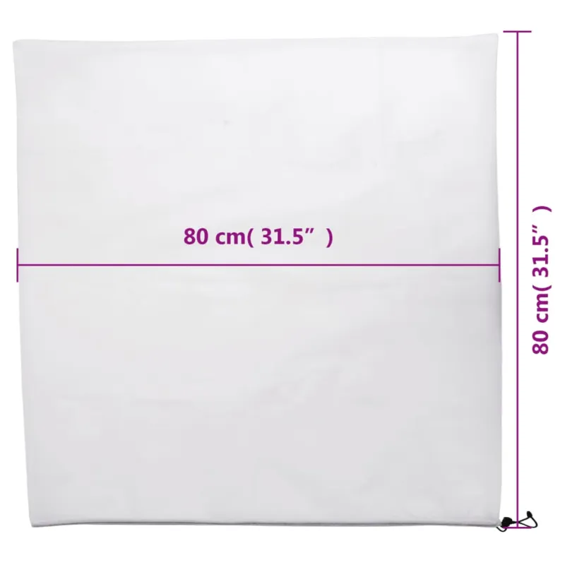 Uždangalai augalams su virvutėmis, 8vnt., 0,8x0,8m, 70g/m²