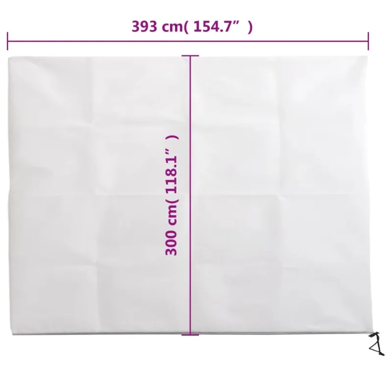 Uždangalai augalams su užtrauktukais, 2vnt., 3,93x3m, 70g/m²