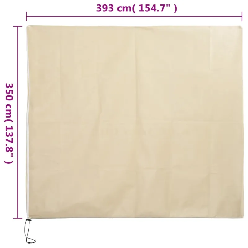 Uždangalai augalams su užtrauktukais, 2vnt., 3,93x3,5m, 70g/m²