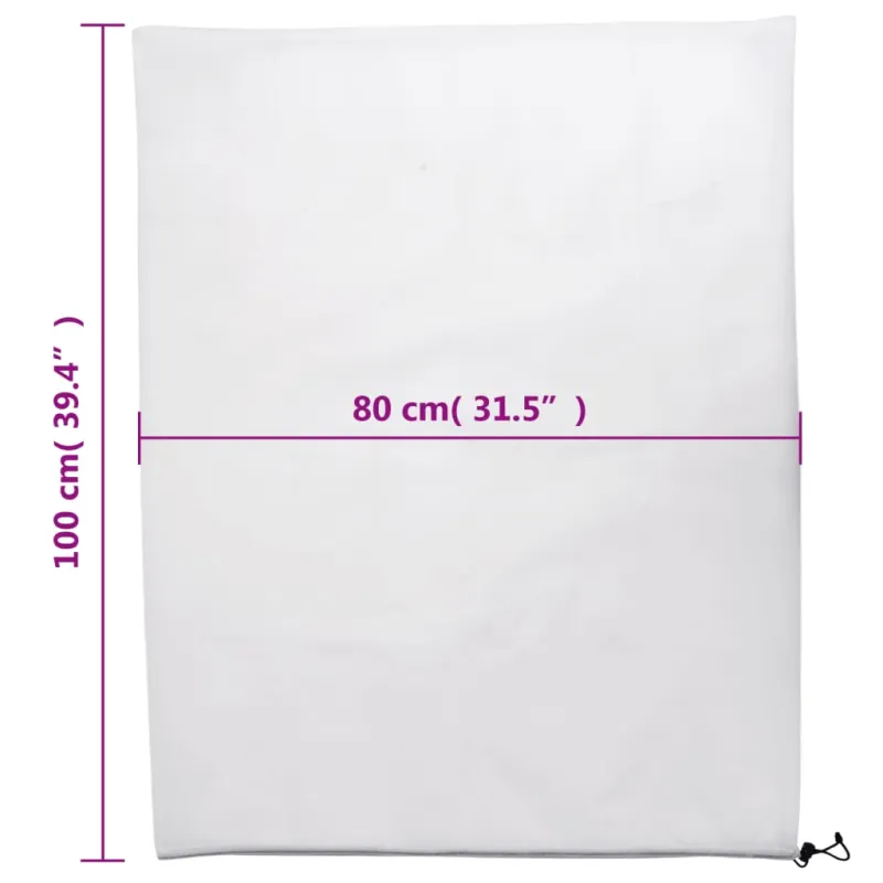 Uždangalai augalams su virvutėmis, 12vnt., 0,8x1m, 70g/m²