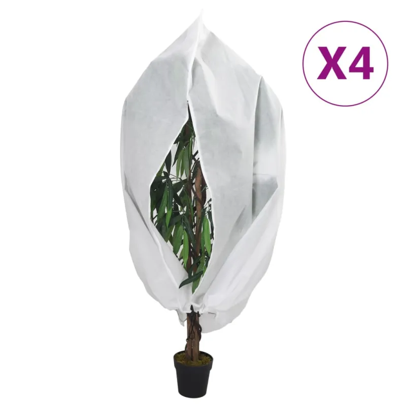 Uždangalai augalams su užtrauktukais, 4vnt., 2,36x2 m, 70g/m²