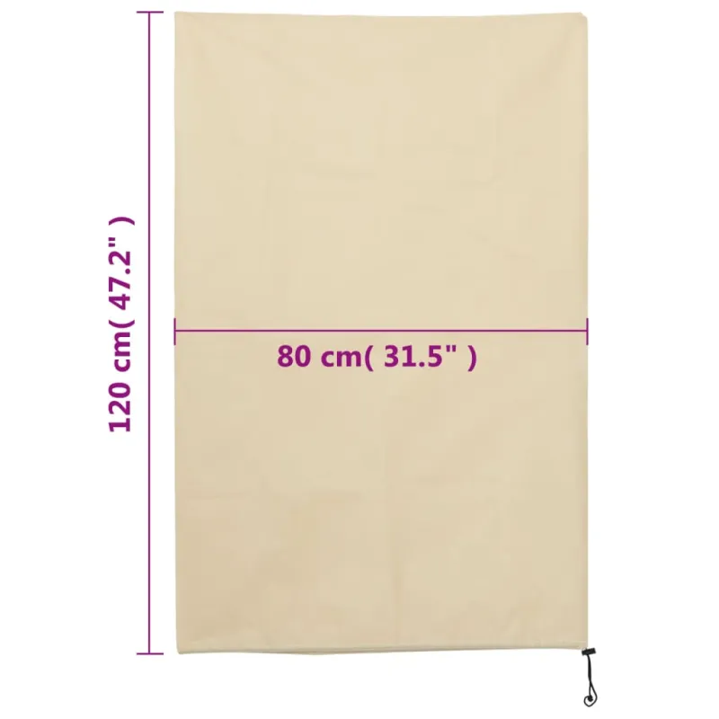 Uždangalai augalams su virvutėmis, 12vnt., 0,8x1,2m, 70g/m²