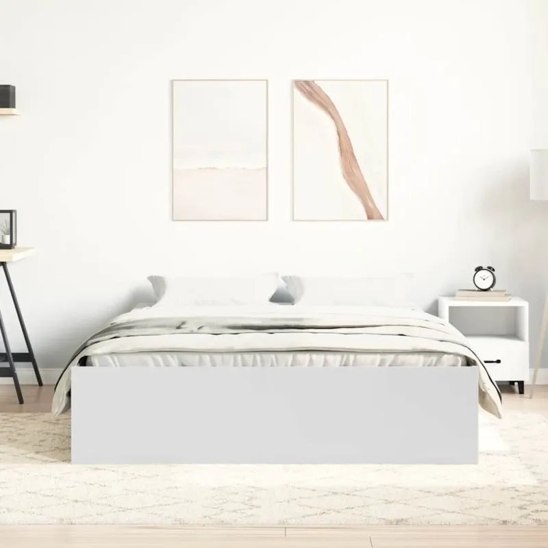 Lovos rėmas, baltos spalvos, 120x200cm