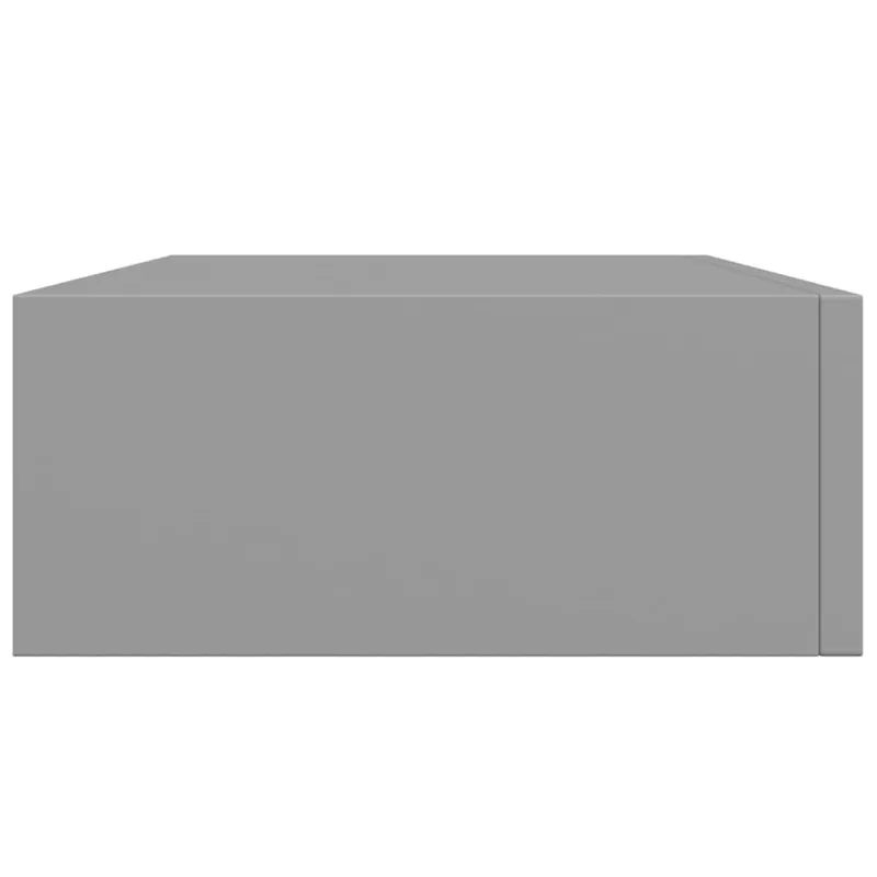 Lentynos su stalčiais, 2vnt., pilkos, 40x23,5x10cm, MDF
