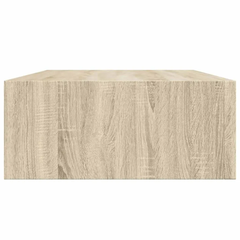 Sieninė lentyna su stalčiumi, ąžuolo, 40x23,5x10cm, MDF