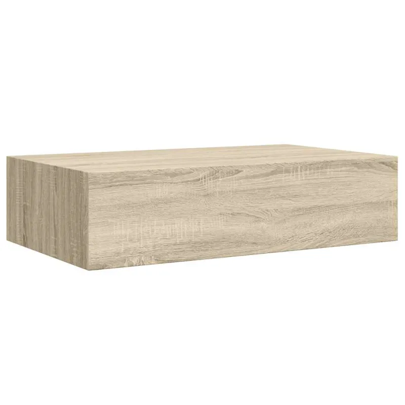 Lentynos su stalčiais, 2vnt., ąžuolo, 40x23,5x10cm, MDF