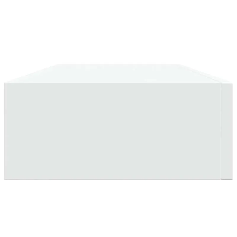Lentynos su stalčiais, 2vnt., baltos, 60x23,5x10cm, MDF