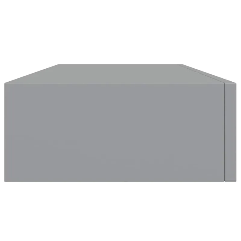 Lentynos su stalčiais, 2vnt., pilkos, 60x23,5x10cm, MDF