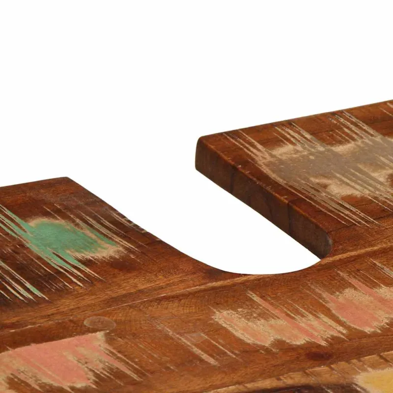 Vonios baldų rinkinys su stalčių 4 pcs Kietas atkurtas medis
