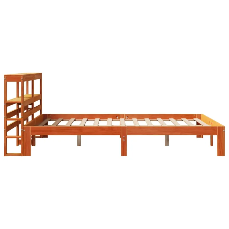 Lovos rėmas be čiužinio, vaško ruda, 120x190cm, pušis