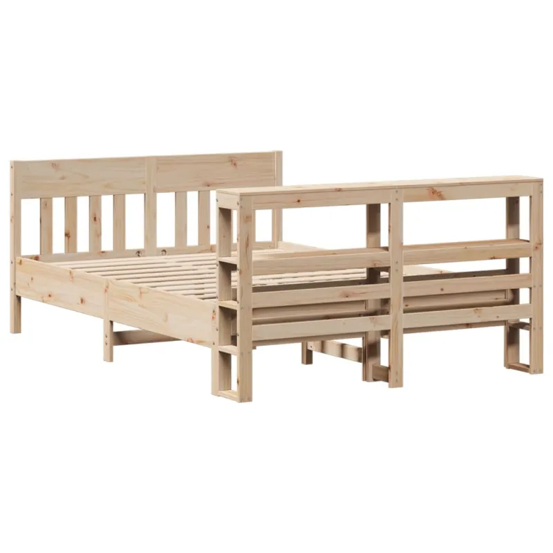 Lovos rėmas be čiužinio, 120x190cm, pušies masyvas