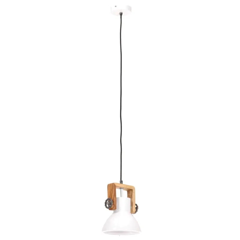 Pakabinamas šviestuvas, baltas, 19cm, 25W, apskritas, E27
