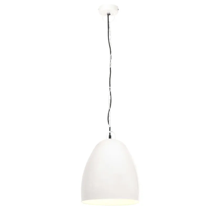 Pakabinamas šviestuvas, baltas, 42cm, 25W, apskritas, E27