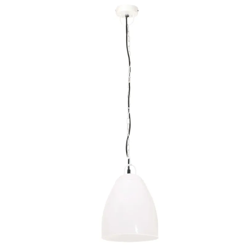 Pakabinamas šviestuvas, baltas, 32cm, 25W, apskritas, E27