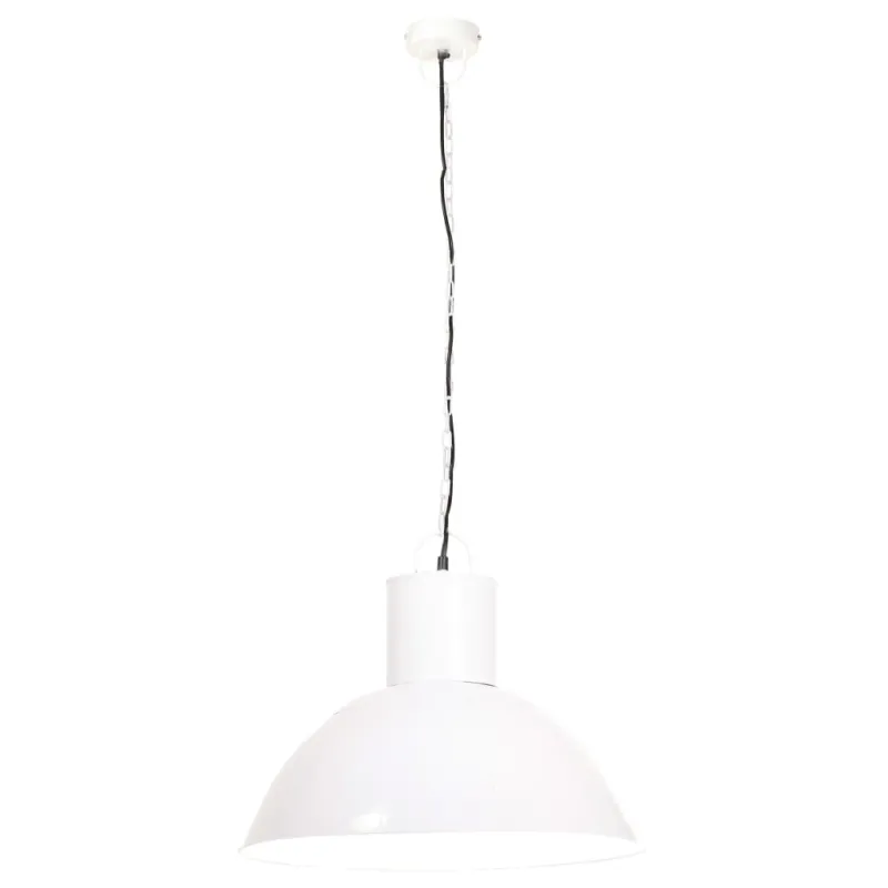 Pakabinamas šviestuvas, baltas, 48cm, 25W, apskritas, E27