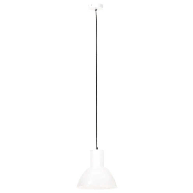 Pakabinamas šviestuvas, baltas, 28,5cm, 25W, apskritas, E27