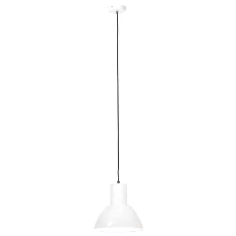 Pakabinamas šviestuvas, baltas, 28,5cm, 25W, apskritas, E27