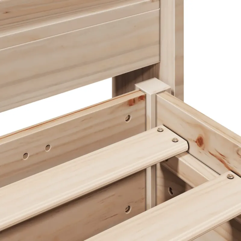 Lovos rėmas be čiužinio, 135x190cm, pušies medienos masyvas