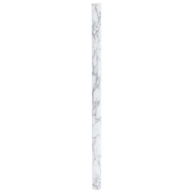 Baldų lipdukai, marmuro balti, 90x500cm, PVC, lipnūs, matiniai