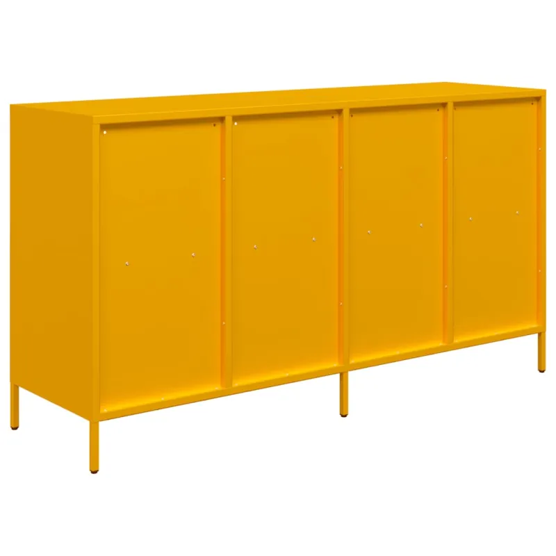Šoninė spintelė, garstyčių, 135x39x73,5cm, plienas