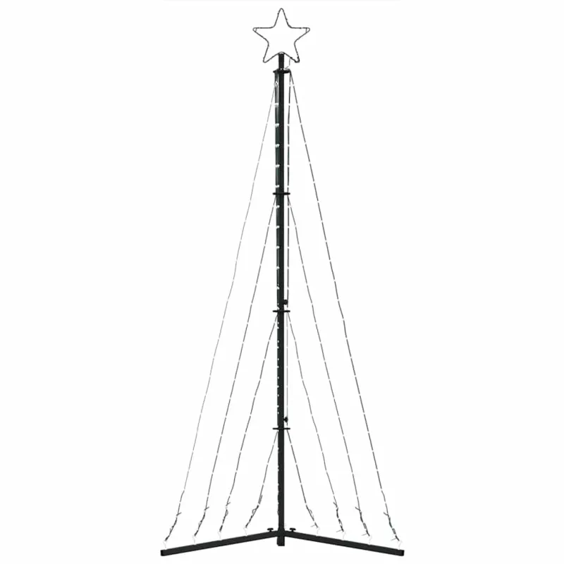 LED Kalėdų eglutė 339 LED Šiltai Balta 182 cm