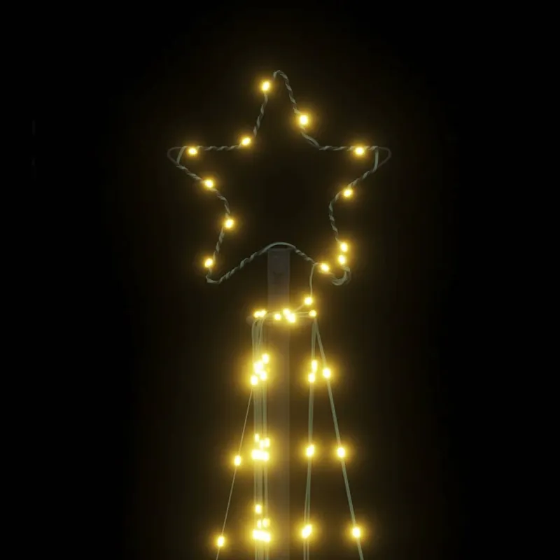LED Kalėdų eglutė 339 LED Šiltai Balta 182 cm