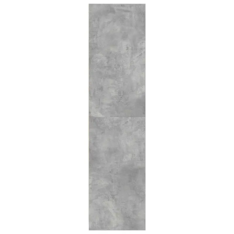 Drabužių spinta, betono pilkos spalvos, 80x50x200 cm, MDP