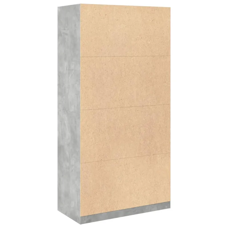 Drabužių spinta, betono pilkos spalvos, 100x50x200cm, MDP