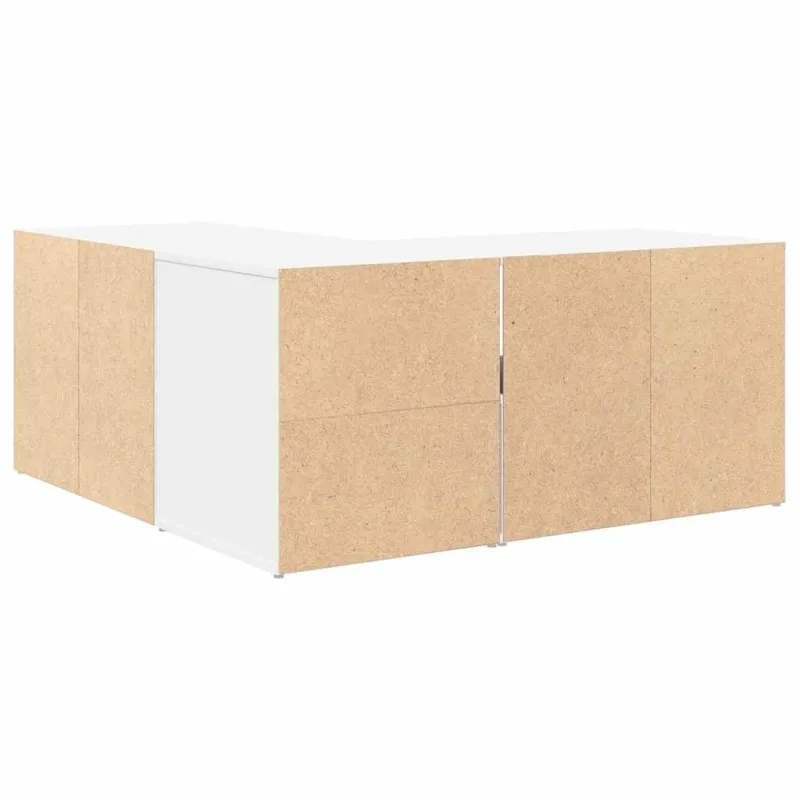 Kampinė spintelė, baltos spalvos, 160x40x45cm, MDP