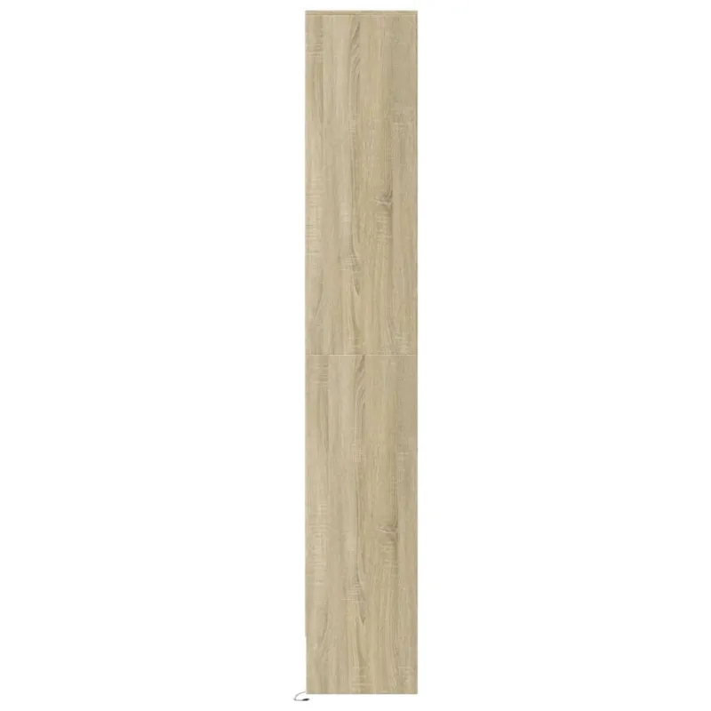 Komoda su LED, sonoma ąžuolo, 69x32,5x200cm, apdirbta mediena