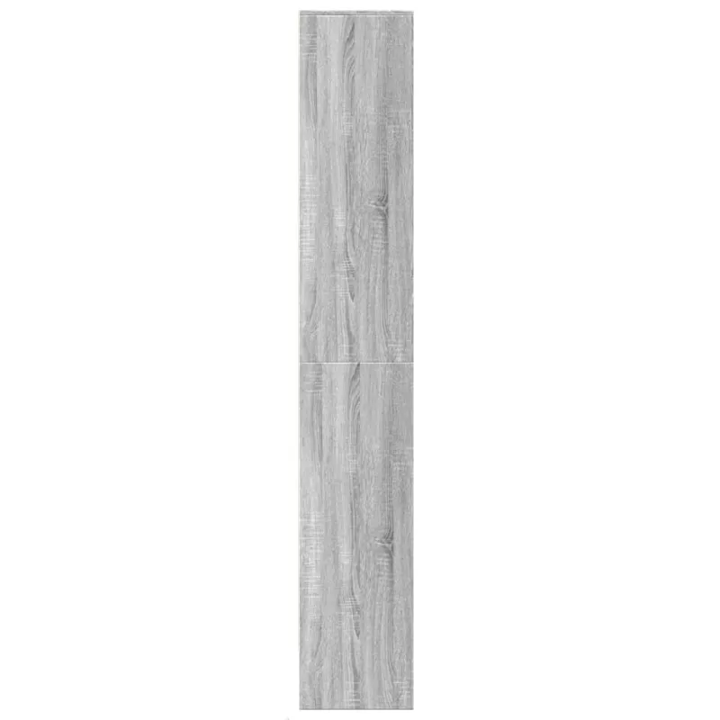 Komoda su LED, pilkos ąžuolo, 69x32,5x200cm, apdirbta mediena