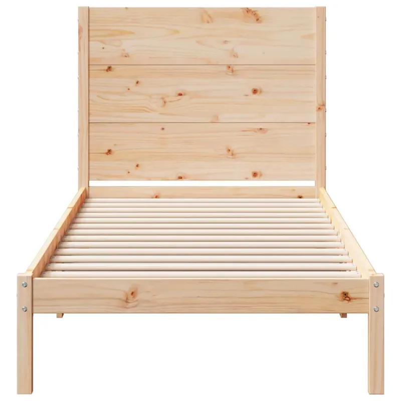Lovos rėmas be čiužinio, 90x210cm, medienos masyvas, itin ilgas