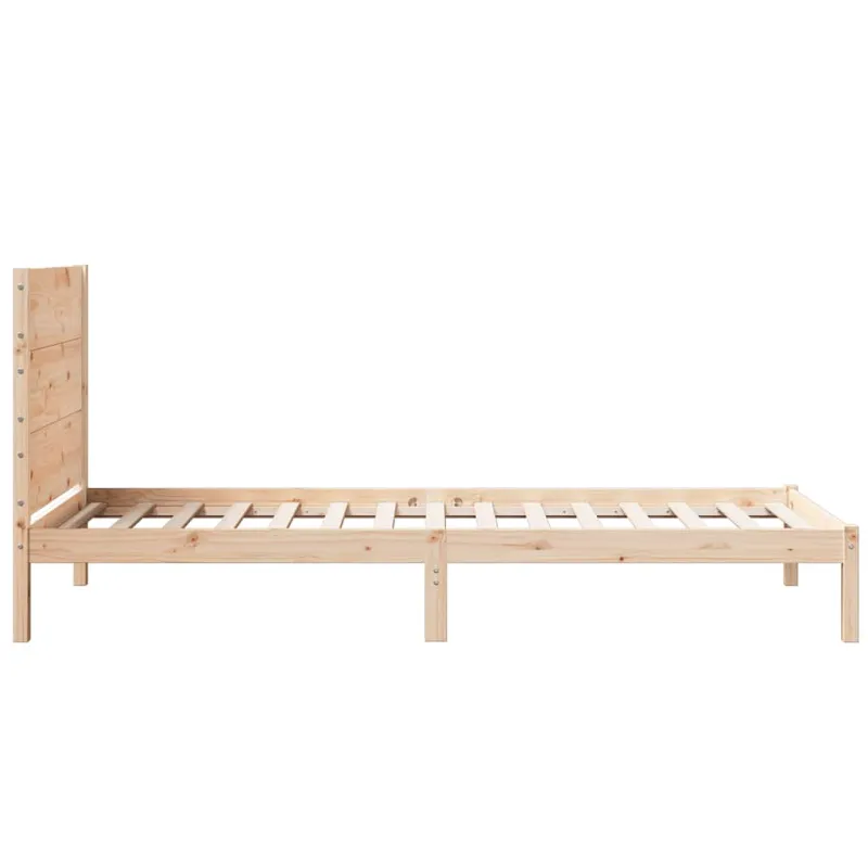 Lovos rėmas be čiužinio, 90x210cm, medienos masyvas, itin ilgas