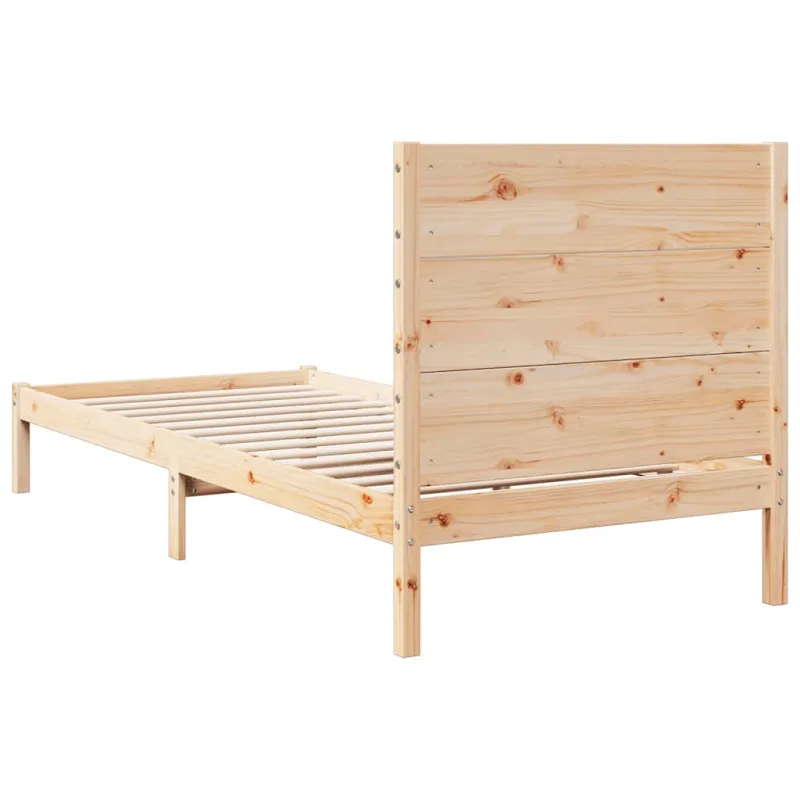 Lovos rėmas be čiužinio, 90x210cm, medienos masyvas, itin ilgas