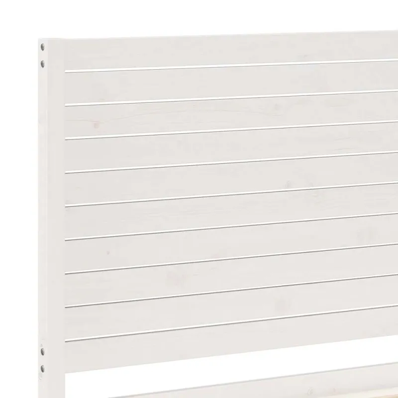 Lovos rėmas be čiužinio, baltas, 90x210cm, mediena, itin ilgas