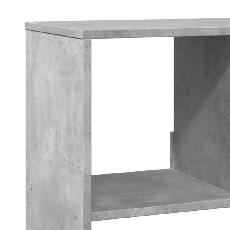 Knygų spinta, betono pilka, 100x33x156,5cm, apdirbta mediena