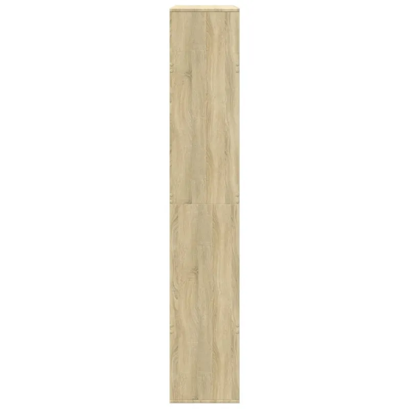Knygų spinta, sonoma ąžuolo, 100x33x187,5cm, apdirbta mediena