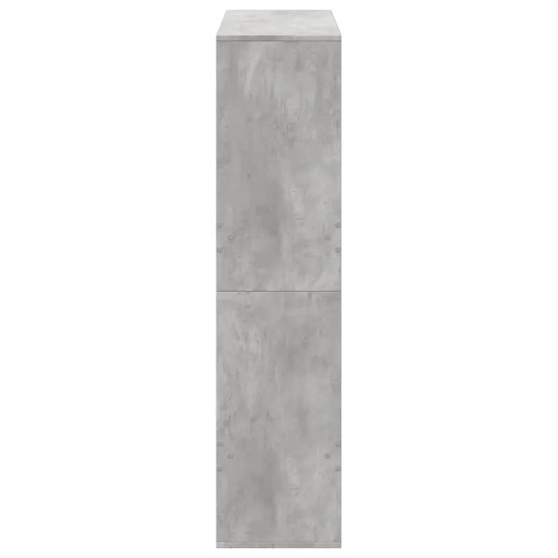 Knygų spinta, betono pilka, 100x33x135cm, apdirbta mediena